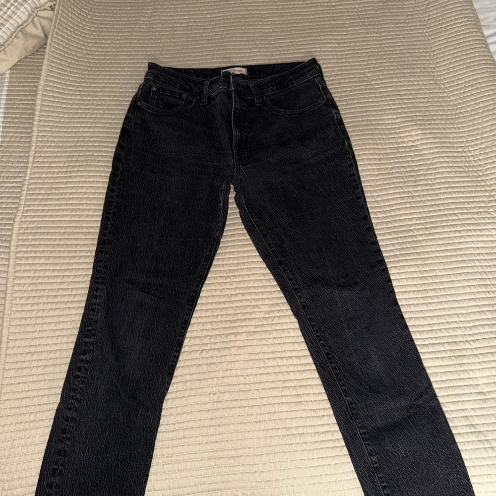 Madewell Women's Black Straight Leg Jeans